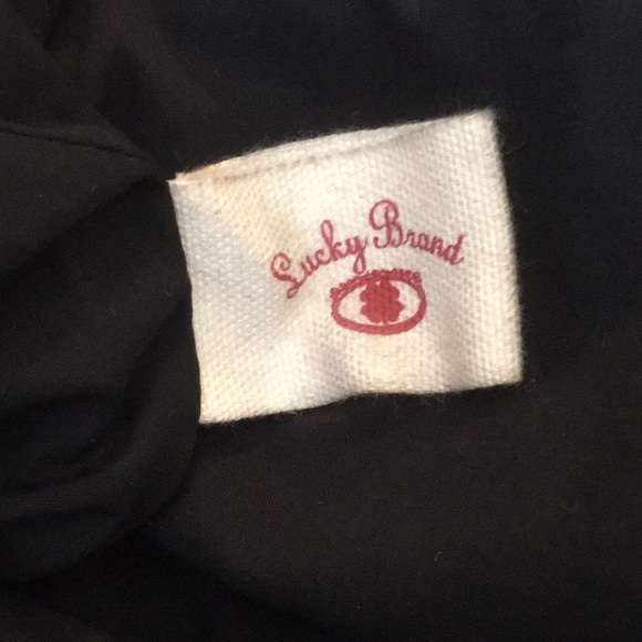 Genuine Leather and Genuine Suede Patchwork Lucky Brand Leather Suede Bucket Bag - Picture 5 of 13